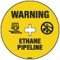 Warning Ethane Pipeline Soil Marker 