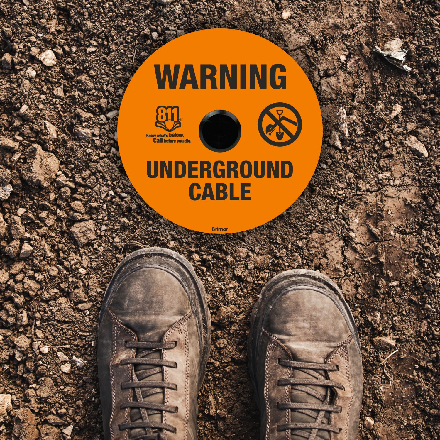 Warning Underground Cable Soil Marker 