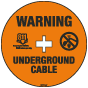 Warning Underground Cable Soil Marker 