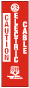 Caution Electric Cable Bullet Marker