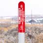 Warning Buried Electric Cable Bullet Marker