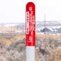 Caution Buried Electric Cable Bullet Marker