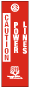 Caution Power Lines Bullet Marker