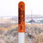 Warning Buried Fiber Optic Cable Bullet Marker
