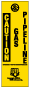 Caution Gas Pipeline Bullet Marker