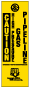 Caution High Pressure Gas Pipeline Bullet Marker
