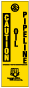 Caution Oil Pipeline Bullet Marker