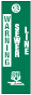 Warning Sewer Line Bullet Marker