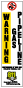 Warning Gas Pipeline Flat Marker