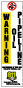 Warning Oil Pipeline Flat Marker