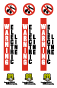 Warning Electric Line Triangular Marker