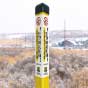 Caution Ethane Pipeline Triangular Marker