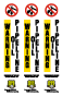 Warning Oil Pipeline Triangular Marker