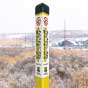 Warning High Pressure Natural Gas Pipeline Triangular Marker