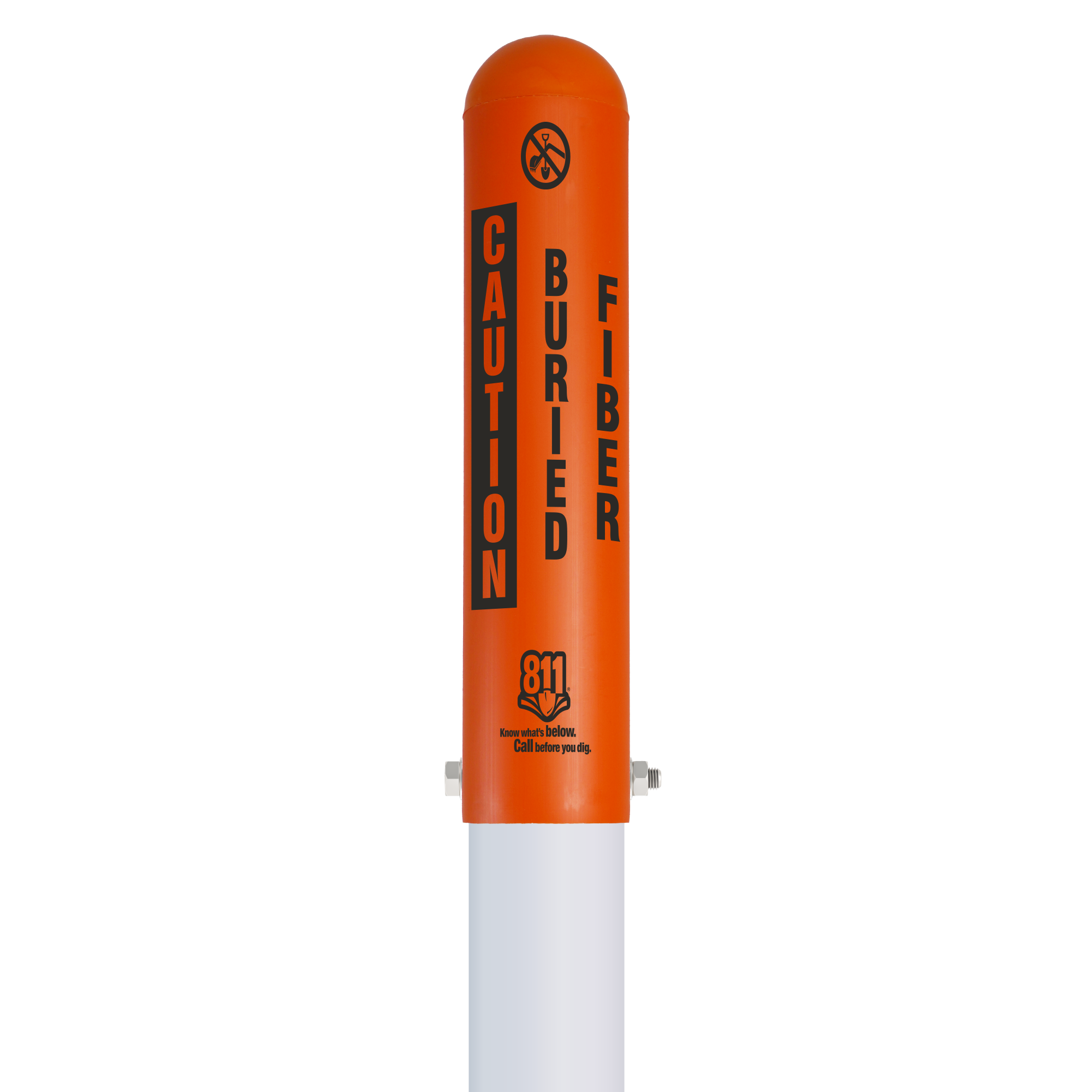 Caution Buried Fiber Locator Bullet Marker