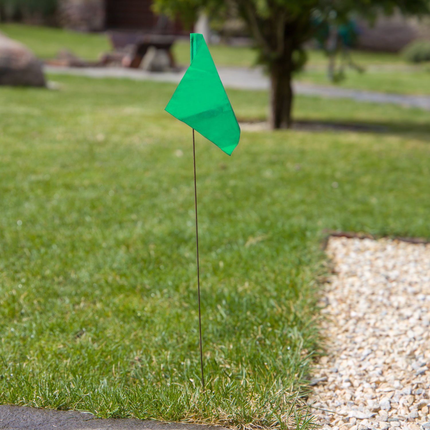 Green Utility Marking Flag 