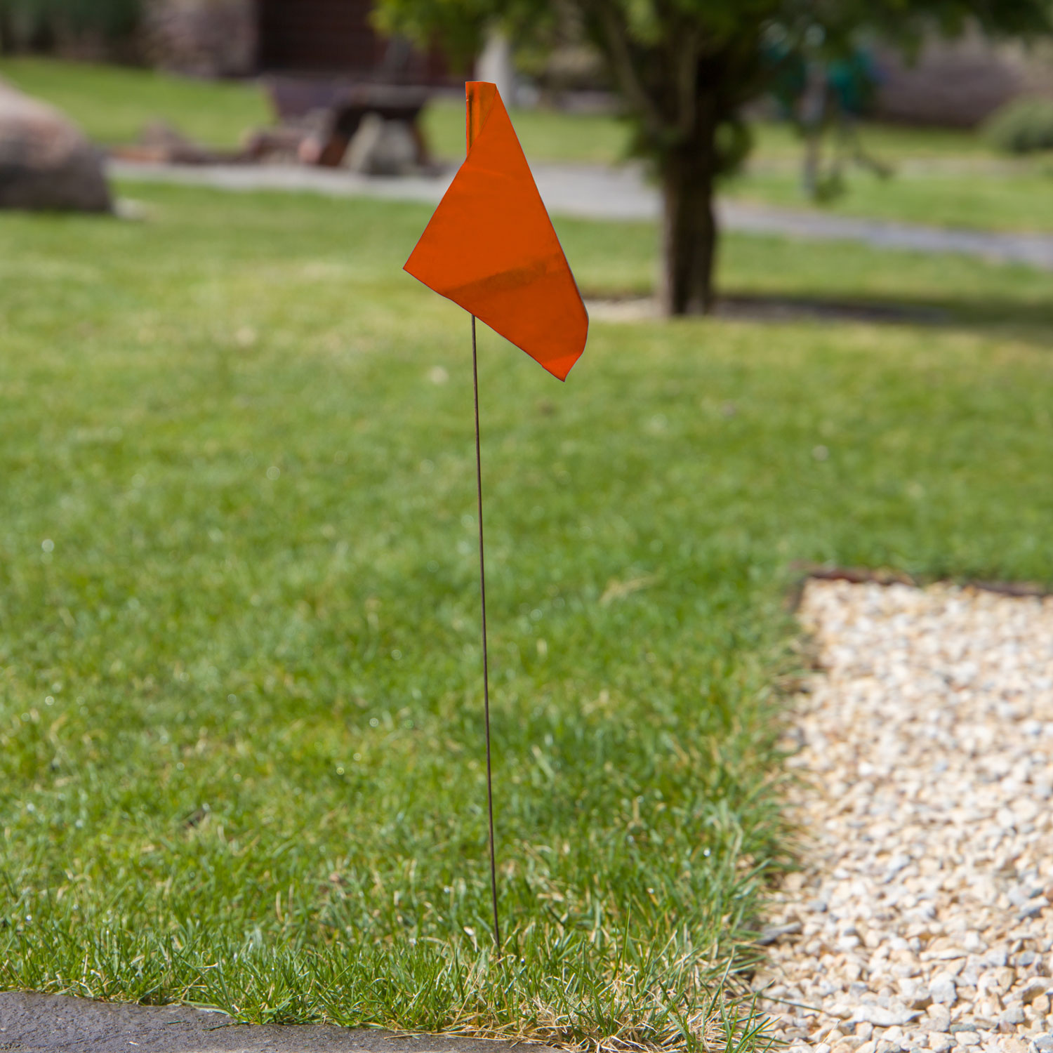 Orange Utility Marking Flag 