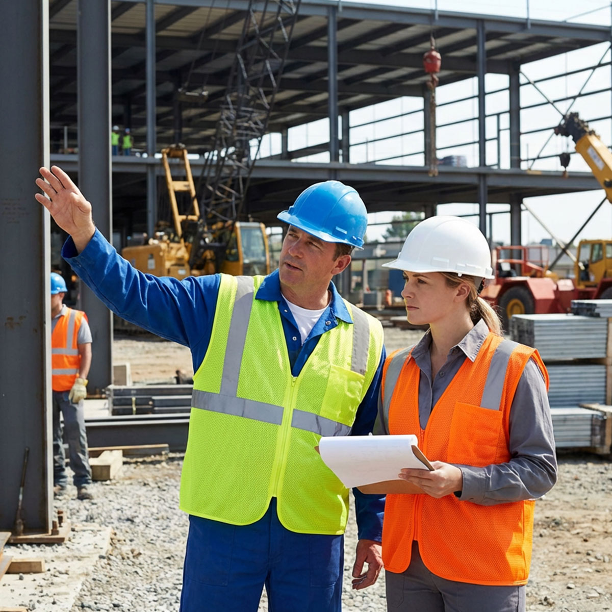 ANSI Class 2 Standard Zipper Hi Vis Safety Vest