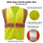 ANSI Class 2 Hi-Vis Safety Vest with Contrasting Trim