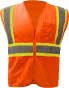 ANSI Class 2 Hi-Vis Safety Vest with Contrasting Trim