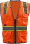 ANSI Class 2 X-Back Mesh Hi Vis Safety Vest