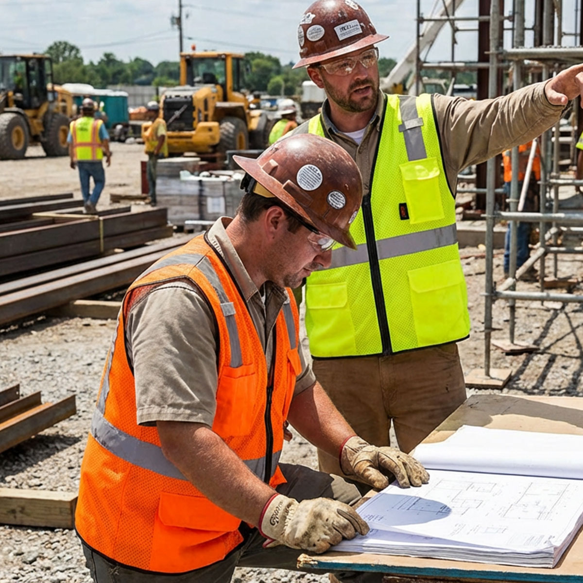 ANSI Class 2 Premium Surveyors Safety Vest with 6 Pockets