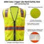 ANSI Class 2 Hyper Lite Mesh Safety Vest with Contrasting Trim