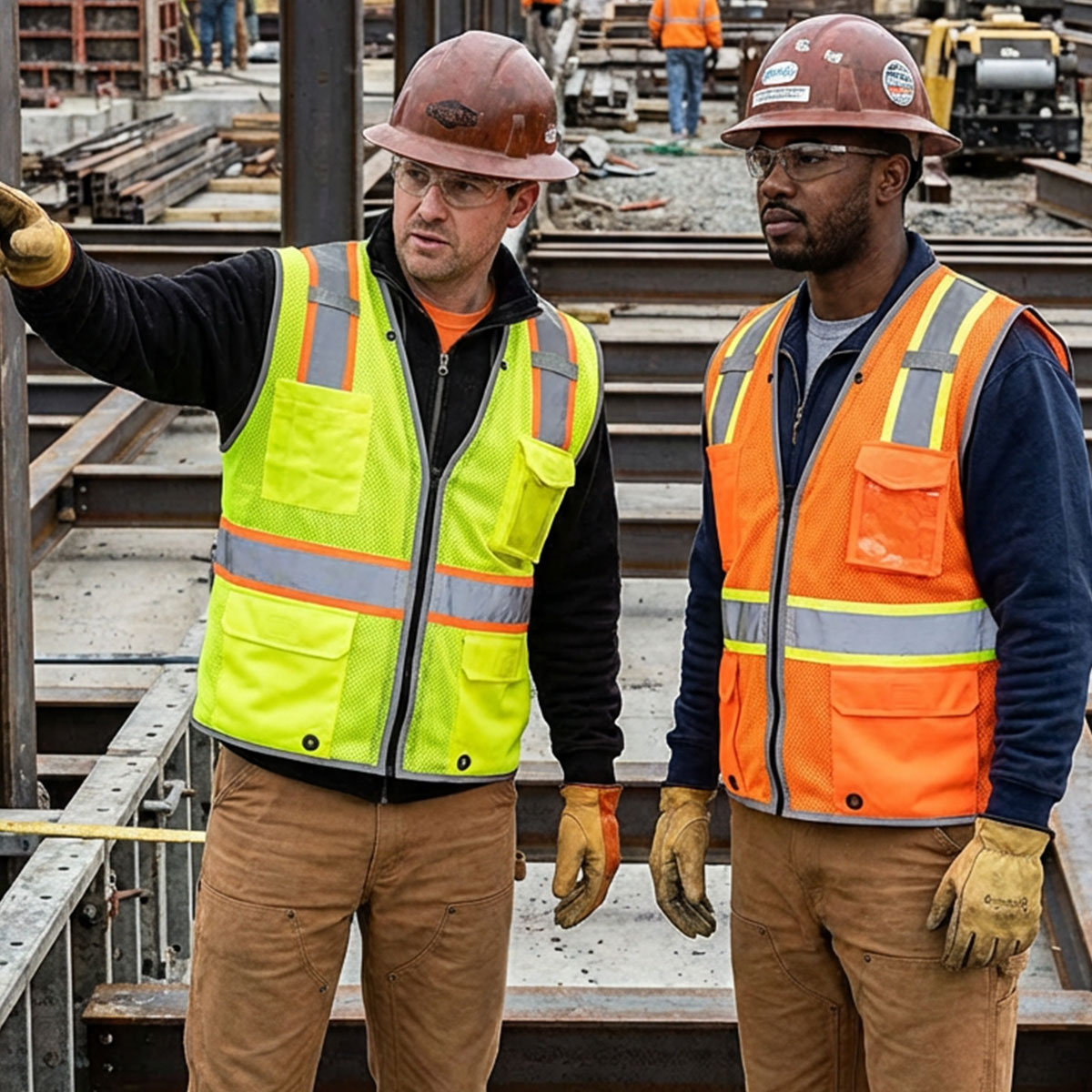 ANSI Class 2 Hyper Lite Mesh Safety Vest with Contrasting Trim