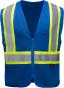 Non-ANSI Enhanced Visibility Mesh Safety Vest, Blue