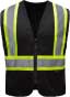 Non-ANSI Enhanced Visibility Mesh Safety Vest, Black