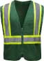 Non-ANSI Enhanced Visibility Mesh Safety Vest, Forest Green