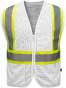 Non-ANSI Enhanced Visibility Mesh Safety Vest, White