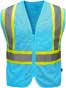 Non-ANSI Enhanced Visibility Mesh Safety Vest, Turquoise