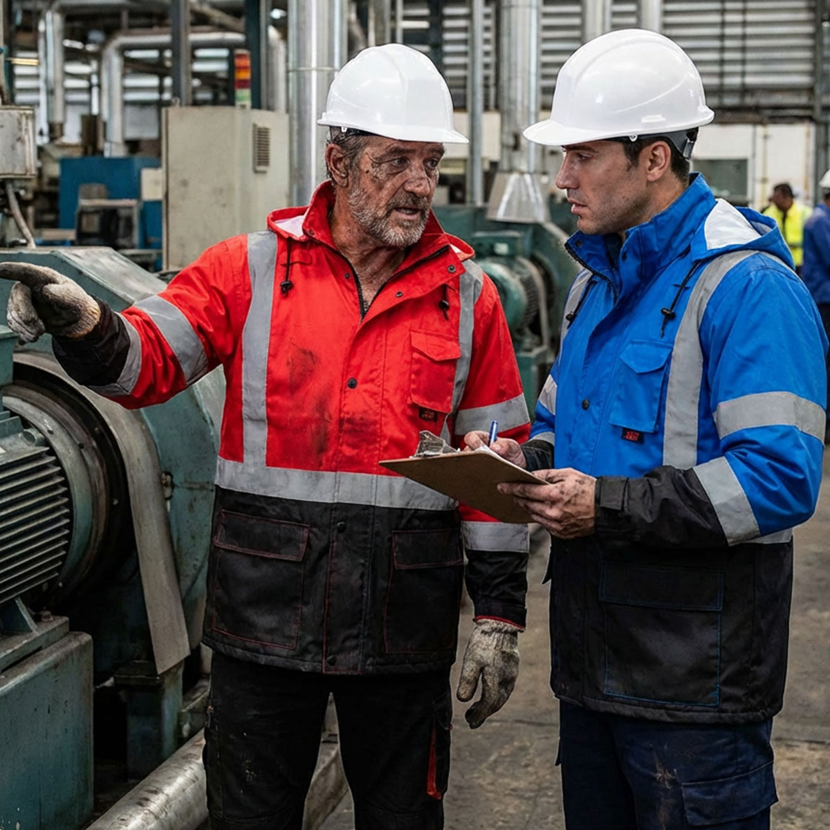 Non-ANSI Multi Color Premium Hooded Rain Coat Black Bottom