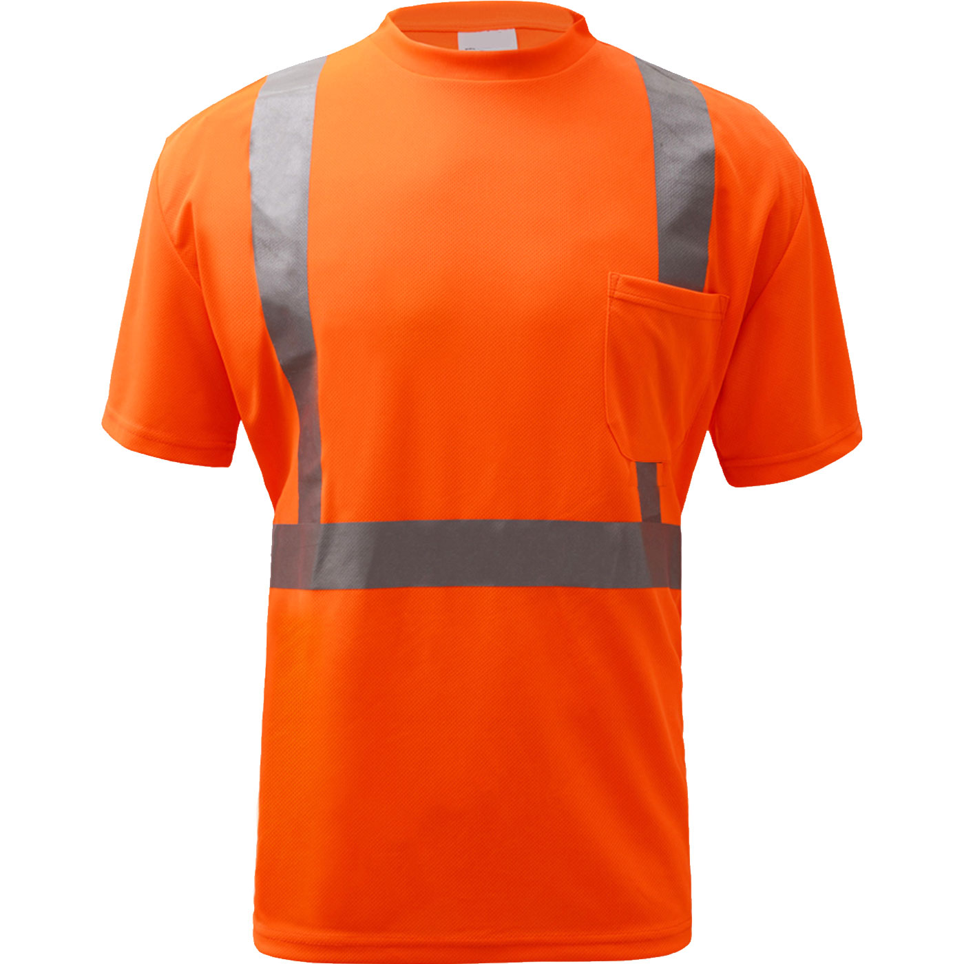 ANSI Class 2 Moisture Wicking Short Sleeve Safety T-Shirt