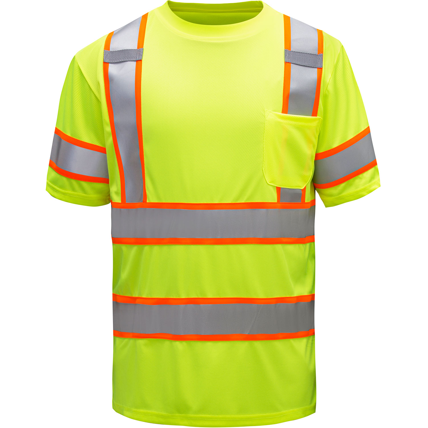 ANSI Class 3 Two Tone Short Sleeve Safety T-Shirt