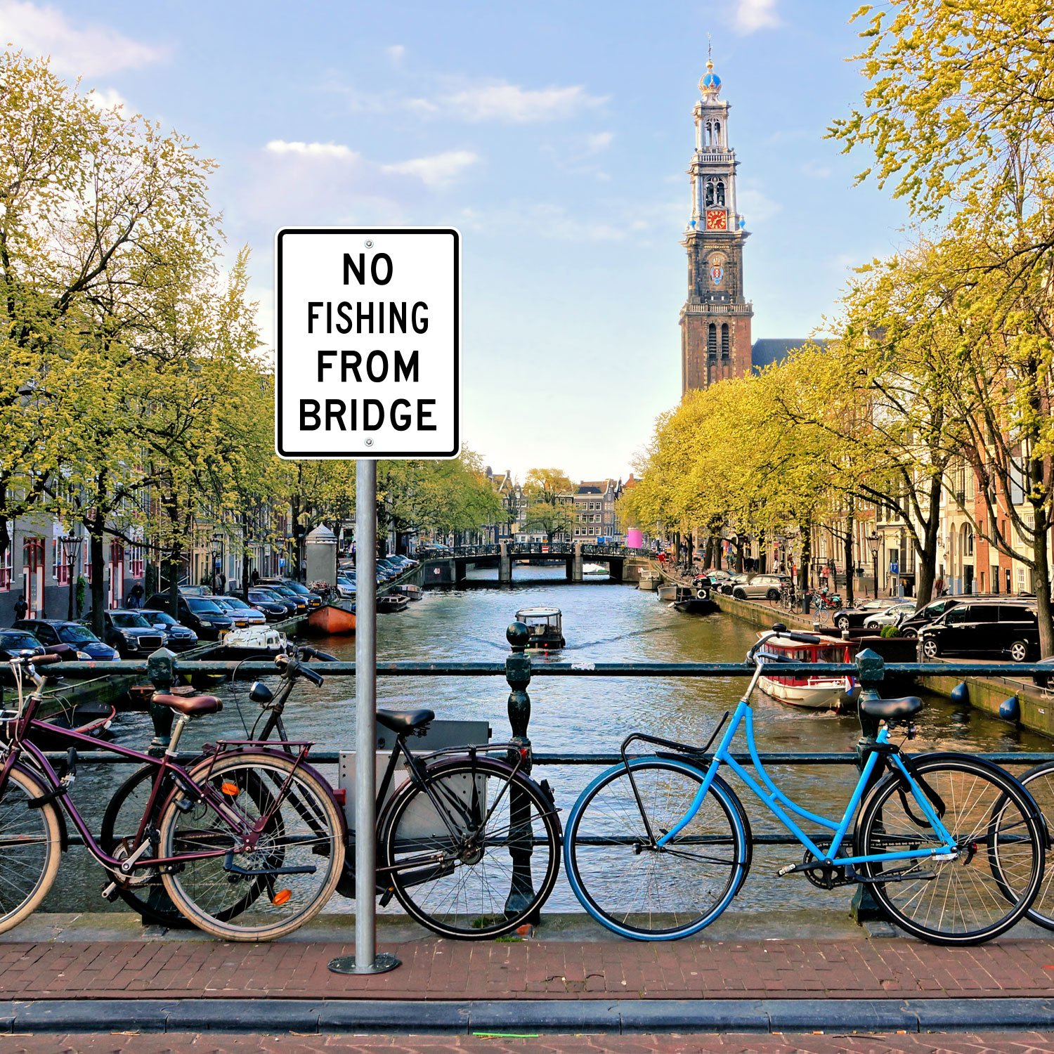 Texas No Fishing From Bridge Sign