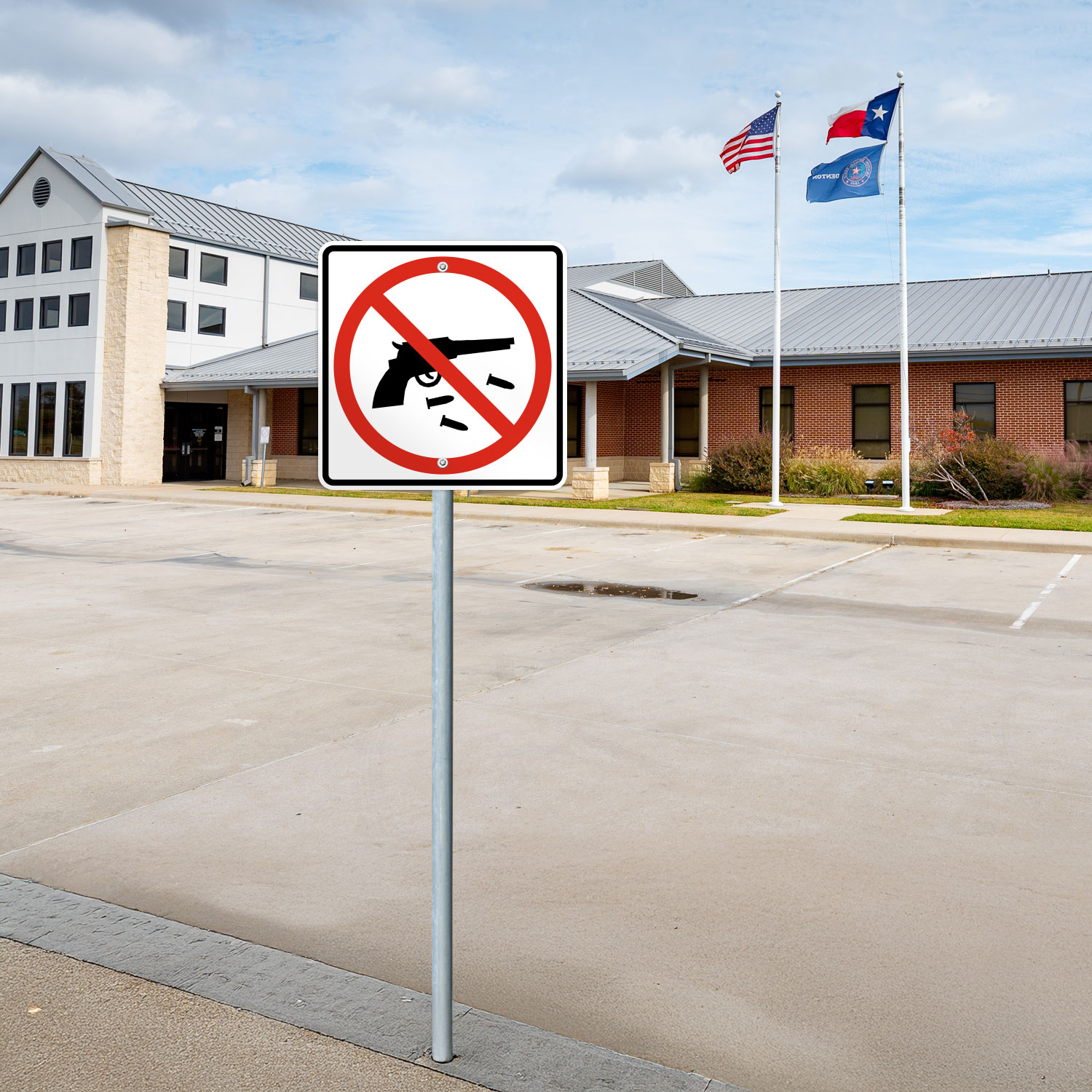 Texas Firearms Prohibited Symbol Sign