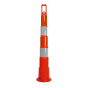 42" Channelizer Cone with four (6") Reflective Collars