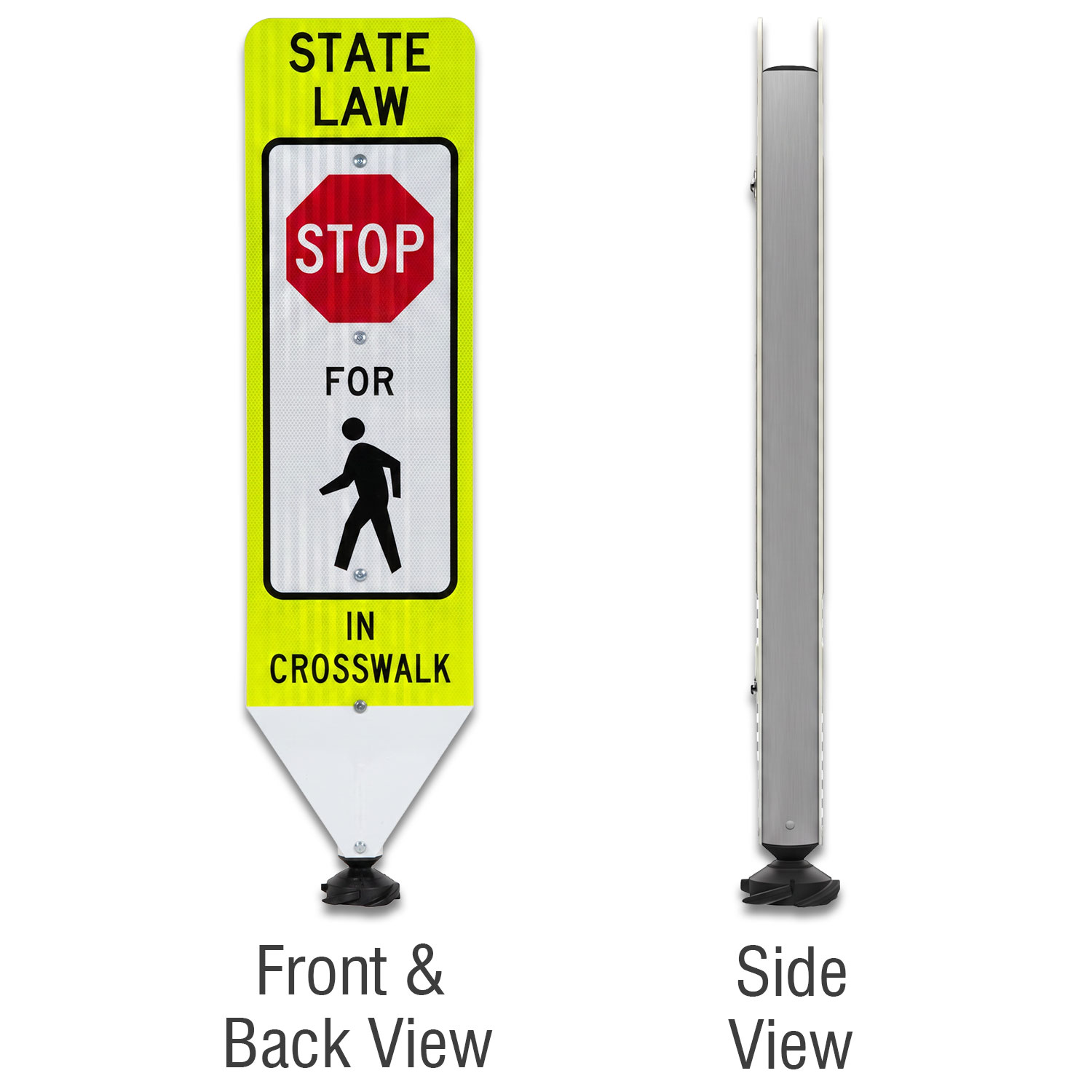 Replacement Stop For Pedestrians Panel