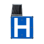 LED Solar Hospital Sign