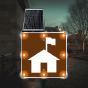 LED Solar Ranger Station Sign