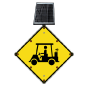 LED Solar Golf Cart Sign