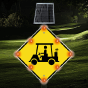 LED Solar Golf Cart Sign