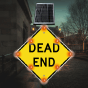 LED Solar Dead End Sign