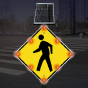 LED Solar Pedestrian Crossing Sign