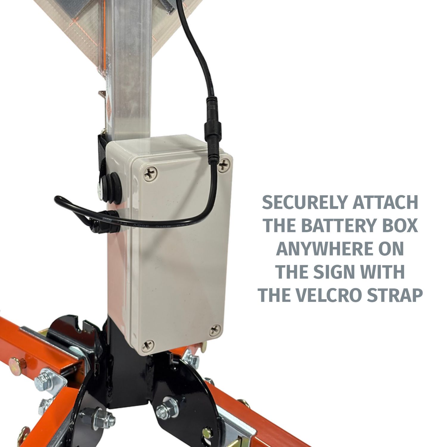 Workers Ahead LED Roll-Up Sign