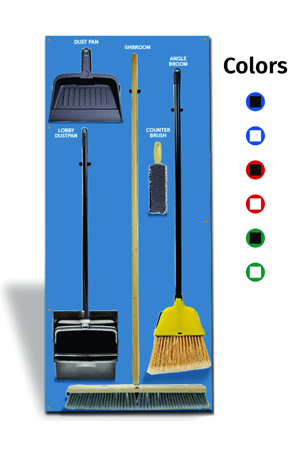 Clean and Sweep 5S Wet Shadow Board