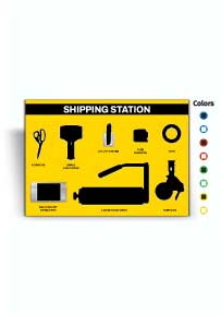 Shipping Station Wrap 5S Shadow Board
