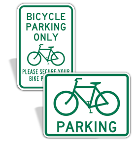 Bike Parking Signs